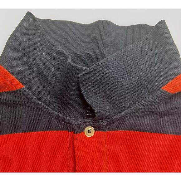 Lands' End Men's LT Polo – Traditional Fit Polo Golf Casual Stripes Outdoors - Picture 4 of 11